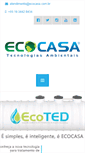 Mobile Screenshot of ecocasa.com.br